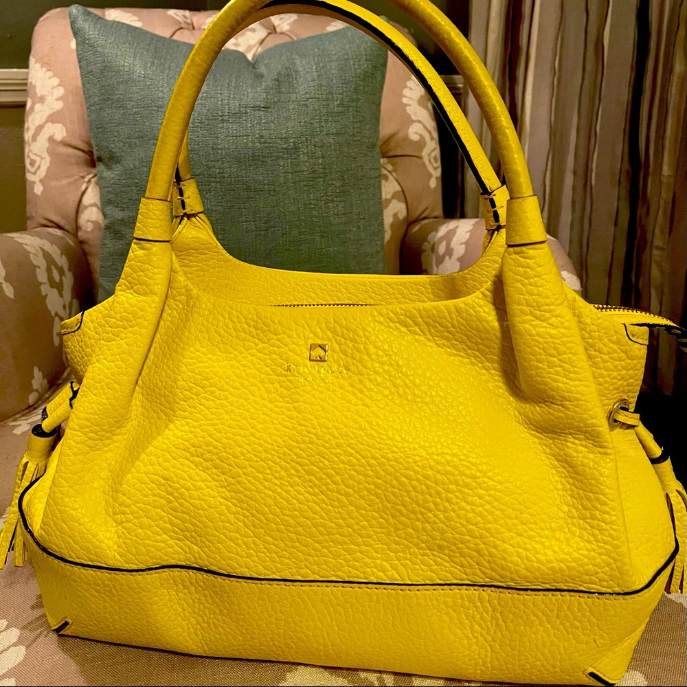 Yellow Kate Spade handbag